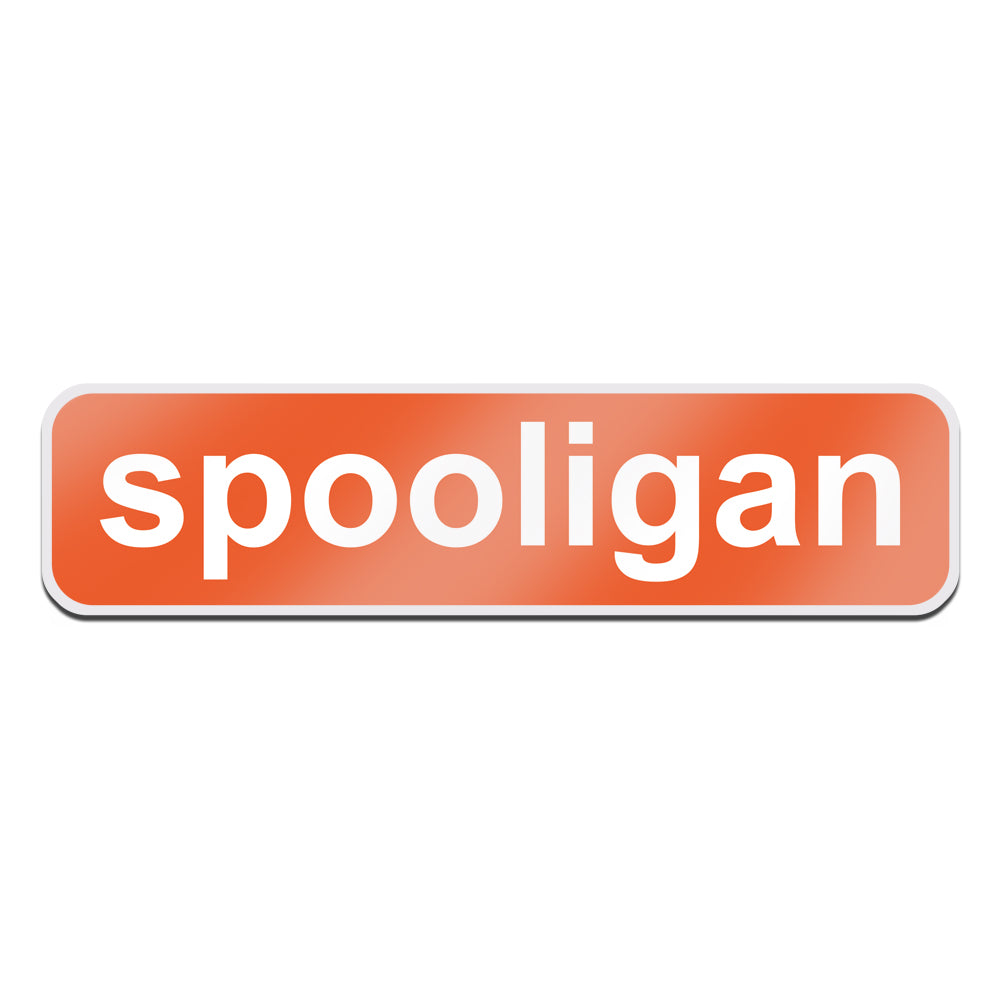 Spool Zone Sticker Spooligan Fishing Large Sticker